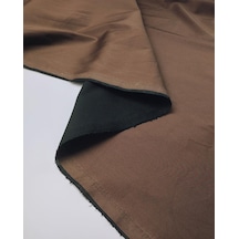Telalı Kahverengi Pamuklu Kumaş En 150 Cm X Boy 270 Cm -10318 Kahverengi