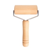 Ahşap Saplı Silindir Hamur Açıcı 19 Cm Pratik Hamur Şekillendirici Merdane