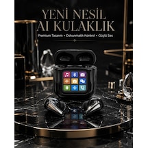 Buğz Aı Bluetooth Kulaklık Akıllı Dokunmatik Kontrol Özellikli