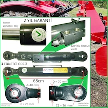 3 Ton - 68cm Traktör Ortakol, Hıdrolik Silider, 3 Ton - 68cm Toplift Hydraulic Cylinder