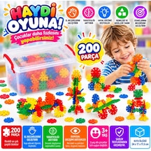 Eğlenceli Magic Puzzle 200 Parça Zeka Oyunu Çok renkli