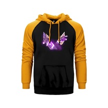 Valorant Reyna Logo Sarı Reglan Kol Kapşonlu Sweatshirt Sarı