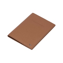 Tergan Koyu Taba Deri Unisex Pasaportluk - S1ps00001200-b67 Taba