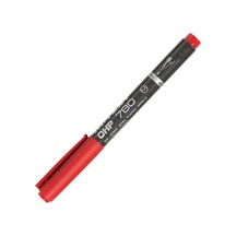 Hi-text Asetat Kalemi Permanent M Seri Kırmızı 780 Çok Renkli