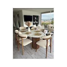 Ezgi Bohem 6 Kişilik Yemek Odası Takımı Çok Renkli - 672315428 Çok Renkli
