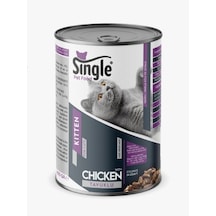Single Tavuk Etli Konserve Yavru Kedi Maması 400 G
