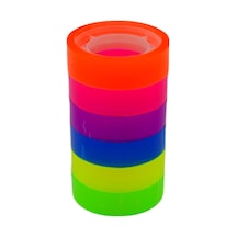 Pin 11mmx10y Renkli Bant 6 Lı Pın431