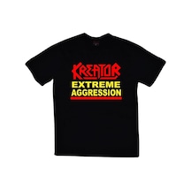 Stoned&Fame Kreatör Baskılı T-shirt SIYAH Siyah