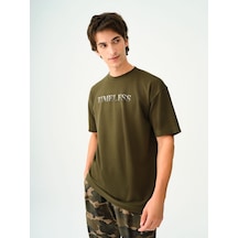 LOFT Loose Fit Erkek Tshirt K.kol Lf2038189 Q1.v1 Haki