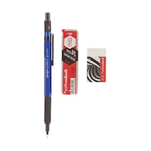 0.5 Mm Mavi Silgili Versatil Kalem 3'lü Set