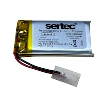 Tedar Sertec 602035 3.7v 400mah Li-polymer Pil Devreli/1.5a Najmaddin