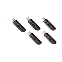 SanDisk Cruzer Glide SDCZ600-064G-G35 64 GB USB 3.0 Flash Bellek 5'li