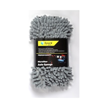 Spark 7040 Mikrofiber Şönil Oto Temizlik Ve Yıkama Süngeri Gri 12 Adet