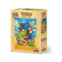 Art Puzzle Kids 3 Yaş Ve Üzeri Ahşap Yapboz Timsah Okul Yolunda - 16 Parça Yapboz 5852