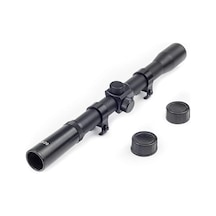 4x20 Full Çelik / Dürbünü 11mm Lisinya Siyah