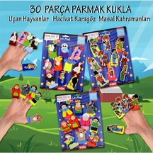 3 Set - 30 Parça Tox Hacivat Karagöz Masal Kahramanları ve Uçan