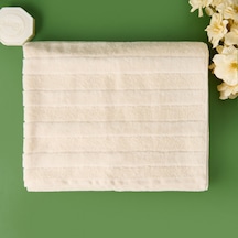 Soft Kadife Banyo Havlusu - Ekru - 70x140 Cm Renkli
