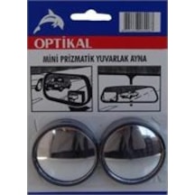 Mini Prizmatik Yuvarlak Ayna Kör Nokta Aynası 2 Li Takım