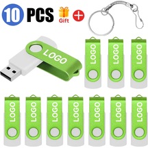 10 Adet/grup Usb 2.0 Flash Sürücü 64 Gb 128 Gb Kalem Sürücü 16 Gb Pendrive 32 Altın 8gb Diğer
