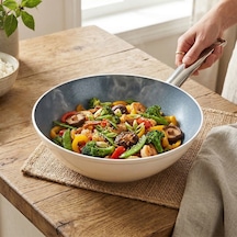 Kitchen Toscana Chef Wok Tava - 28 Cm Renkli