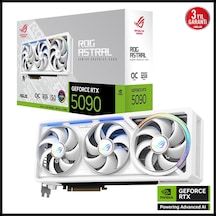 Asus Rog-astral-rtx5090-o32g-whıte, 32gb, 512bit, Gddr7, 2xhdmı, 3xdp Gamıng Ekran Kartı