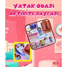 Tox Yatak Odası Keçe Cırtlı Aktivite Sayfası - Çocuk Etkinlik