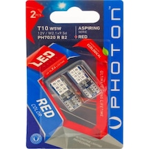 Photon T10 Kırmızı LED Blister PH7020 R B2
