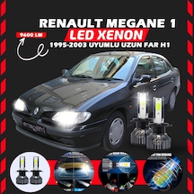 Renault Megane 1 1995-2003 Uzun Far Uyumlu Şimşek Etkili Led Xenon Pro Series H1