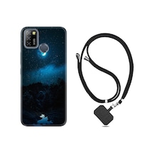 Casper Via E30 Kılıf Resimli Silikon Danger 1372 Siyah