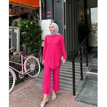 Lovie Moda Kadın İkili Bürümcük Takım Pembe Lovie Moda Kadın İkili Bürümcük Takım Pembe