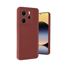 Newface Xiaomi Redmi Note 14 4g Kılıf Viera Silikon - Bordo