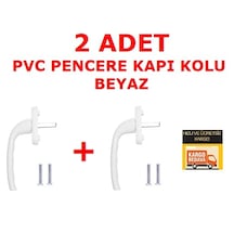 2 Ad Beyaz Aluminyum Demir Döküm Boyalı Pvc Pimapen Pencere Kolu