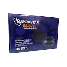Raydostar Rs-6795 6x8 2 Adet Transit Ön Kapı Hoparlörü Kapaklı 600 Watt Ms-6795