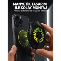Soğutma Teknolojili Rgb Işıklı Telefon Soğutucu