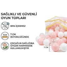 Casual Renkli Havuz Topu 7 Cm 100 Adet Pembe