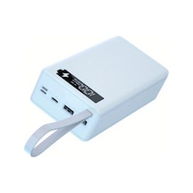 Honeybeeshop Beyaz 12 Bolum Cikarilabilir Kaynak Gerektirmeyen 12 Hucreli 18650 Pil Guc Bankasi Kiti Tasinabilir Guc Kaynagi Kutusu Dıy