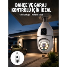 2 Si 1 Arada Güvenlik Kamerası Ve Sel Işığı Kablosuz Akıllı Kamera Yeni Nesil Najmaddin