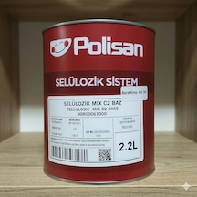Polisan Selülozik Boya Bayrak Kırmızı 2.2l Kod:3001 2.2 L