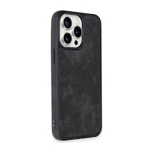 Newface Apple iPhone Uyumlu 14 Pro Max Kılıf Aras Deri Kapak Semeglbl - 40 - Siyah