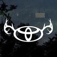 Toyota Sticker Toyota Boynuz Sticker Araba Sticker
