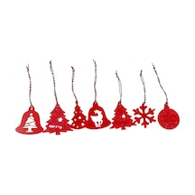 Yılbaşı 7 Li Xxl Boy 8-9 Cm Çam Ağacı Süsü