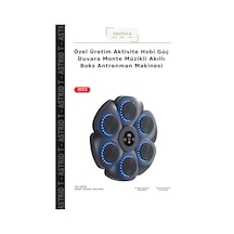 Özel Üretim Aktivite Hobi Güç Duvara Monte Müzikli Akıllı Boks Antrenman Makinesi