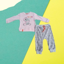 Babyrıse Babyrise Sweet Toy Fitilli Kız Çocuk Takım Pembe