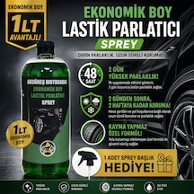 Akgüneş Motogaraj Lastik Parlatıcı Uv Korumalı, Kayma Yapmayan Profesyonel Lastik Bakım Ürünü 1 Lt