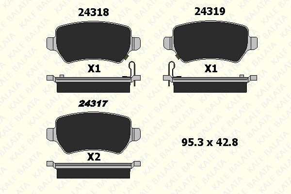 Disk Fren Balatası Arka Opel Astra F-g-h-j Combo 01 Corsa C Merıva 03-10 Merıva B 10 Zafıra A-b