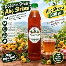 Nazop Organik Alıç Sirkesi 1 Yıl Bekletilmiş  500 ML
