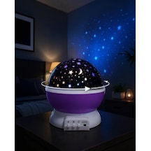 Astraltech Yıldız Projeksiyon Lambası Döner Başlıklı Renkli 15 Cm Çok Renkli