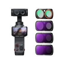 K&f Concept Insta360 Luna Ultra İçin 4 Parça Filtre Seti Cpl + Nd16 + Nd64 + Nd256