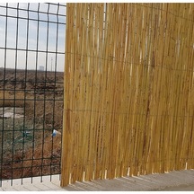Kamış Çit 1,5X4,5 M Hasır Çit Bambu Çit Gölgelik Çit Rulo Çit