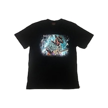 Stoned&Fame Stevıe Ray Baskılı T-shirt SIYAH Siyah